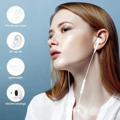 ?Wired Earphones Bluetooth For iPhone?High Bass? Call ?️Control?