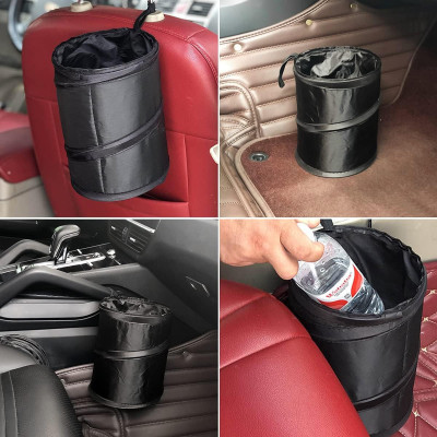 ?ခေါက်ချိုးကားအမှိုက်ပုံး Portable Foldable Car Trash Can?