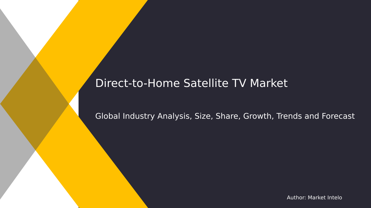 Direct-to-Home Satellite TV Market Research Report 2033