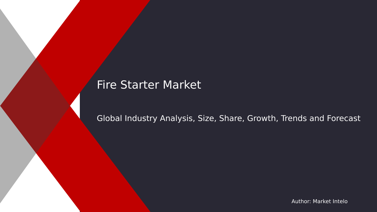 Fire Starter Market Research Report 2033