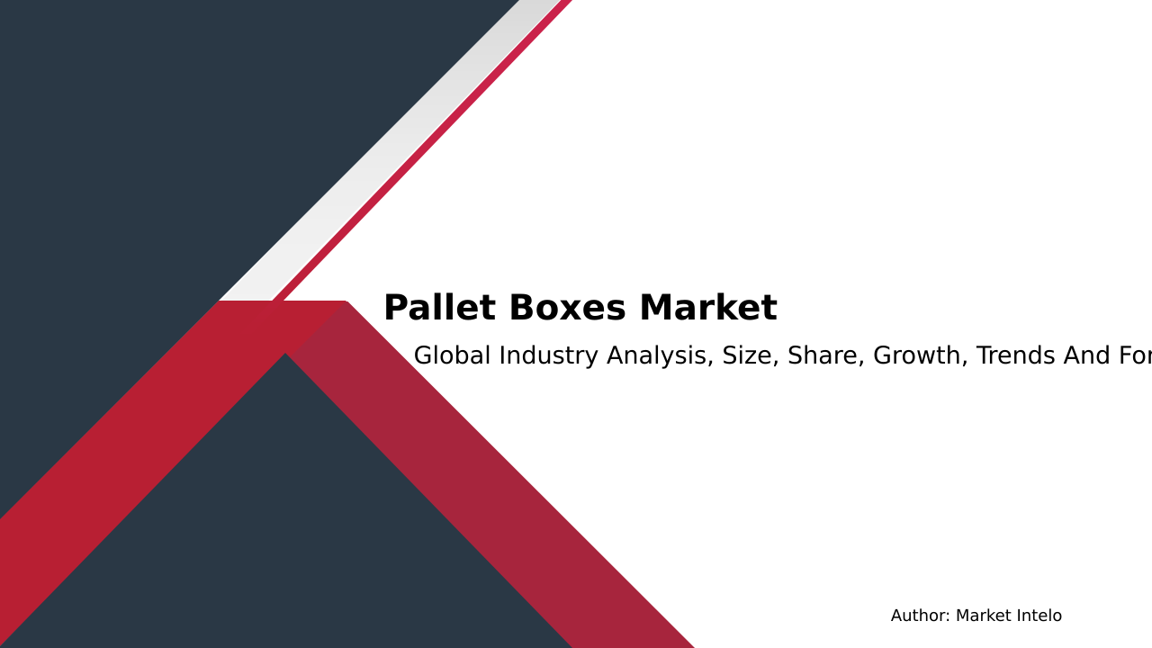 Pallet Boxes Market Research Report 2033