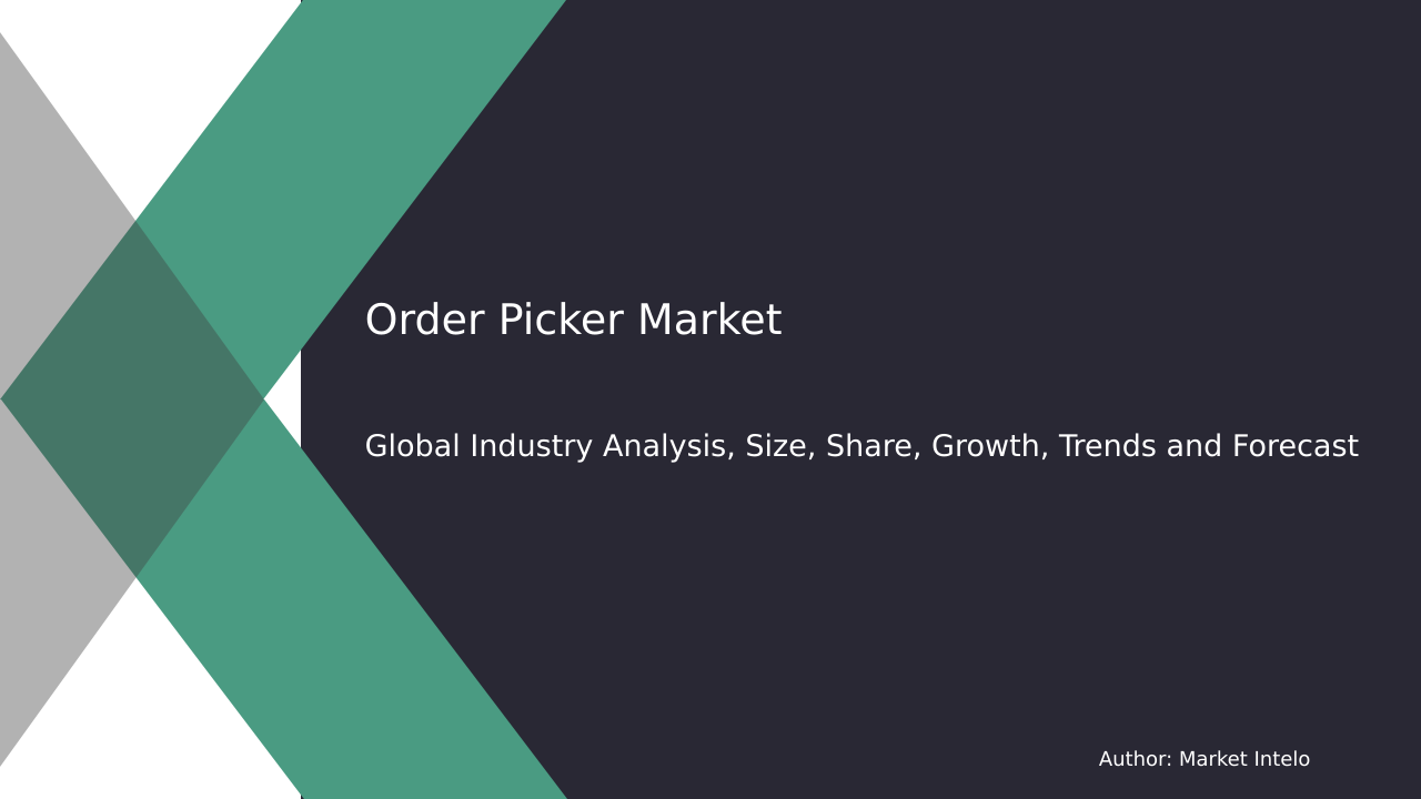 Order Picker Market Research Report 2033