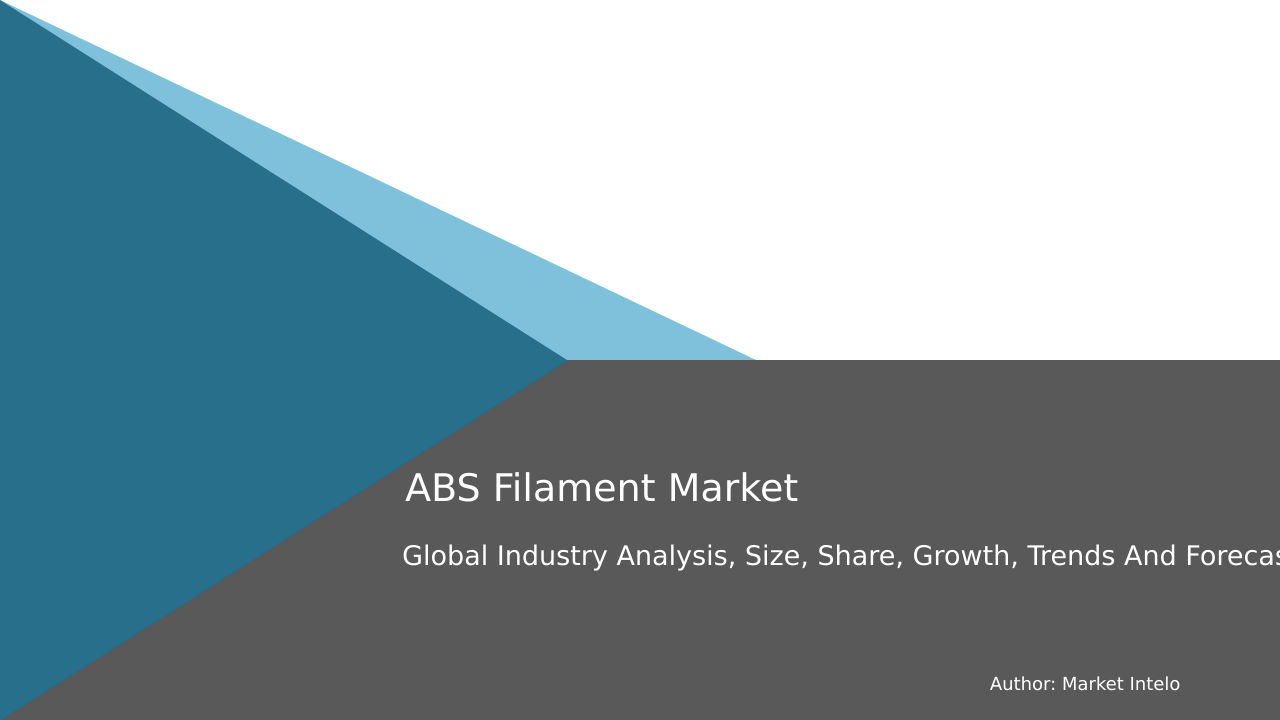 ABS Filament Market Research Report 2033
