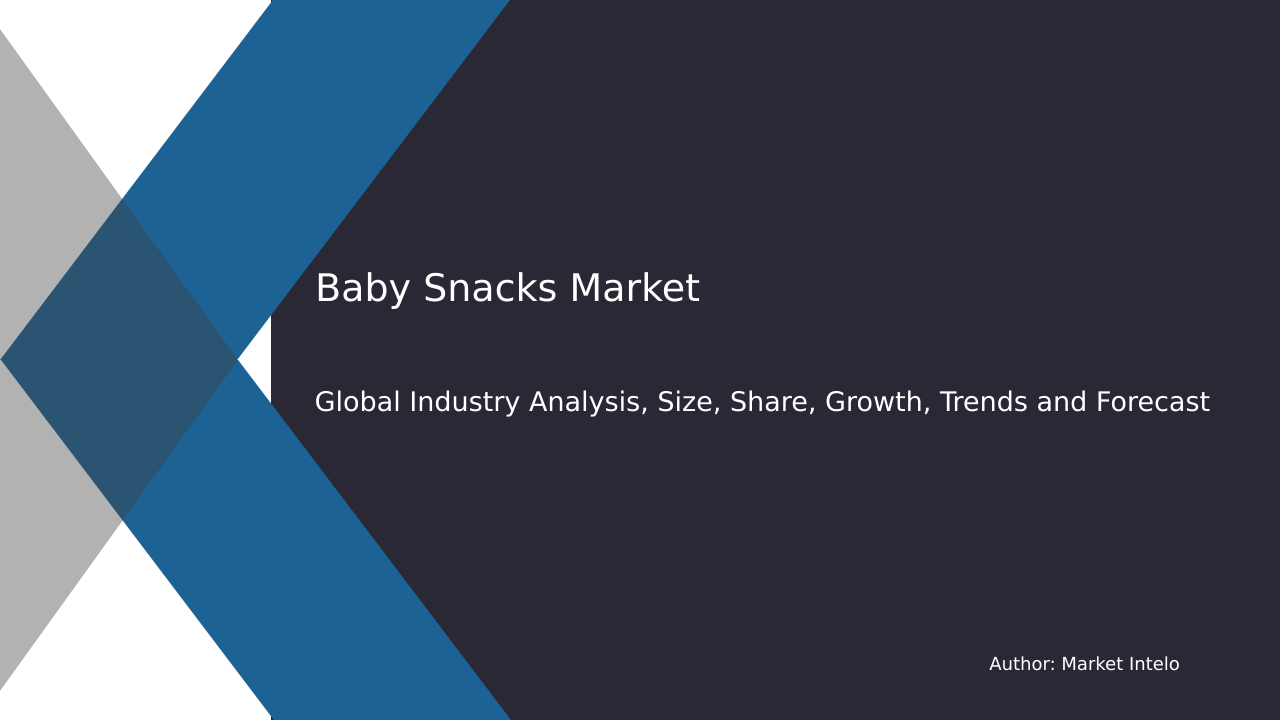Baby Snacks Market Research Report 2033